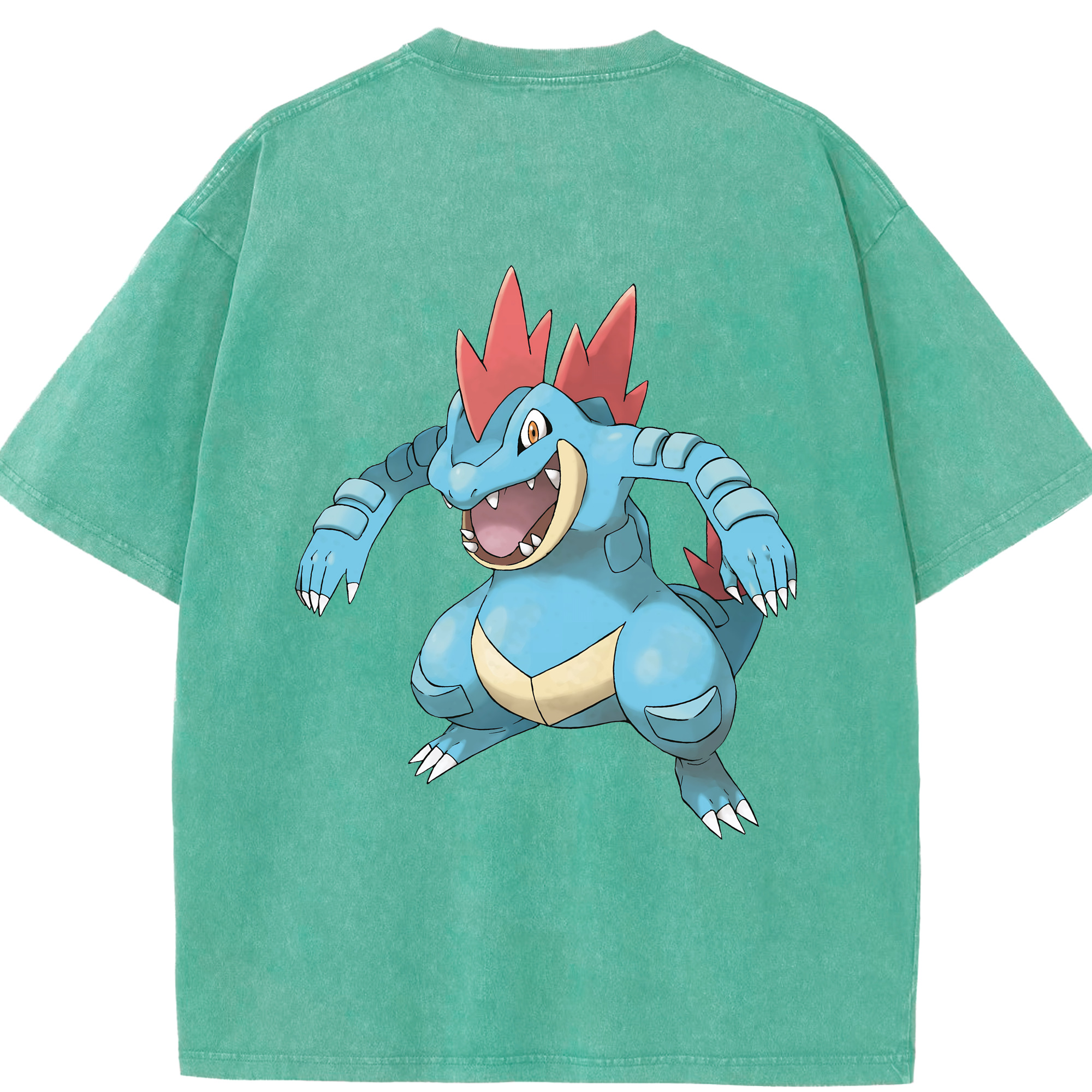 （画像用） ポケットモンスター Pokémon 綿100% ヴィンテージ風 半袖Tシャツ（背面プリント）